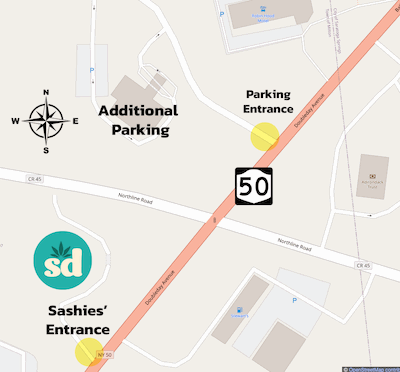 Parking at Sashies